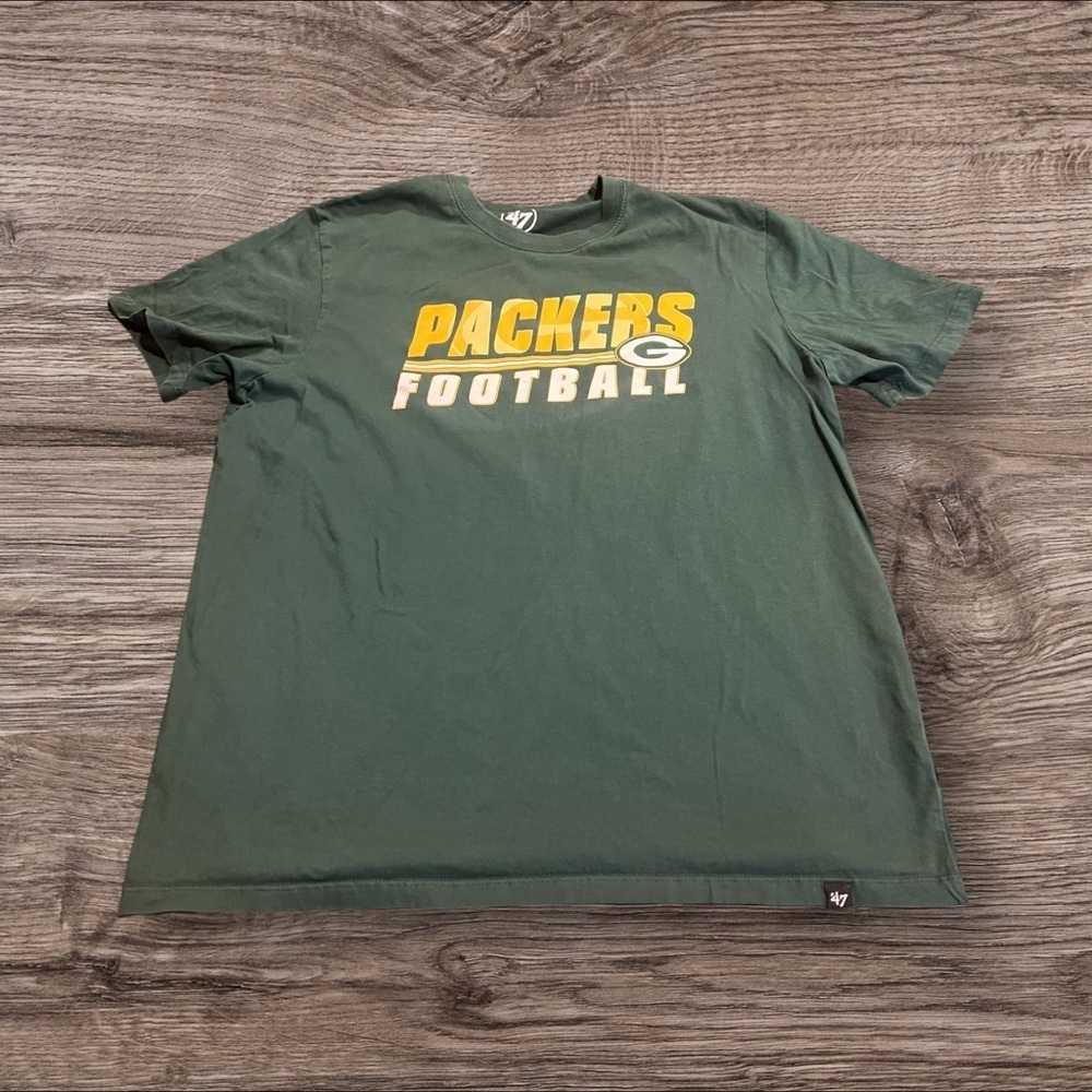 Packers Football Men’s Green Short Sleeve T Shirt Size Large Green Bay